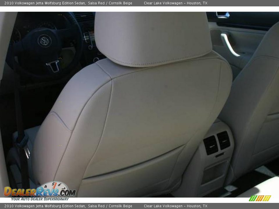 2010 Volkswagen Jetta Wolfsburg Edition Sedan Salsa Red / Cornsilk Beige Photo #14
