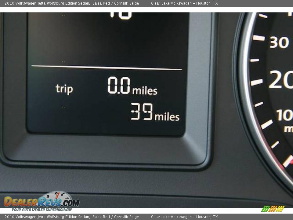 2010 Volkswagen Jetta Wolfsburg Edition Sedan Salsa Red / Cornsilk Beige Photo #20