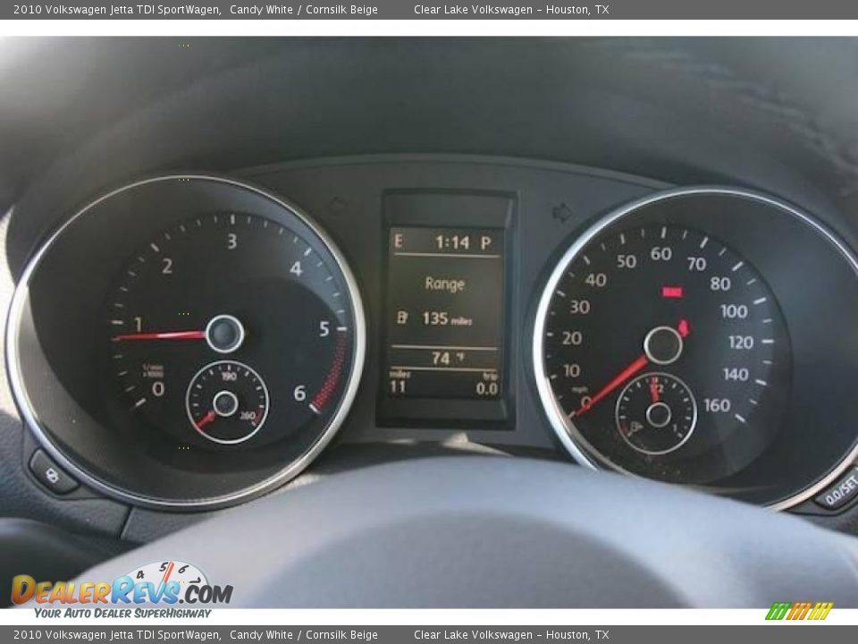 2010 Volkswagen Jetta TDI SportWagen Candy White / Cornsilk Beige Photo #19