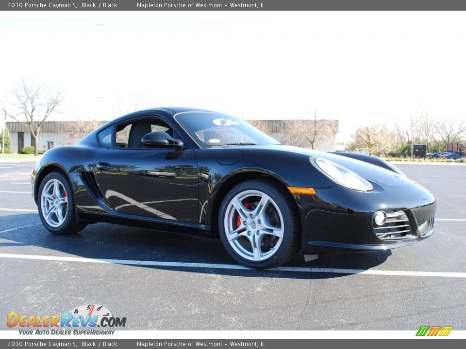2010 Porsche Cayman S Black / Black Photo #3