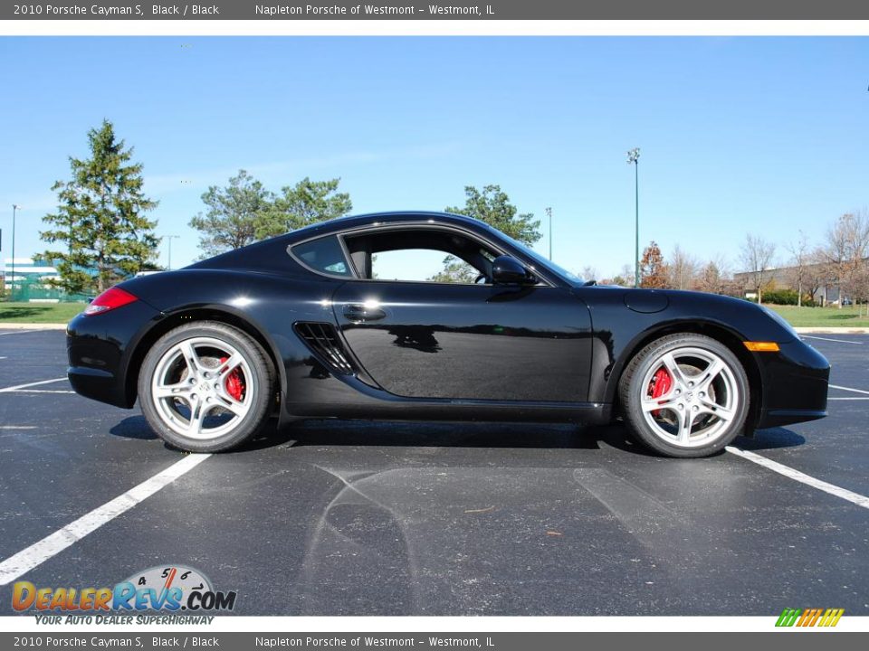 2010 Porsche Cayman S Black / Black Photo #4