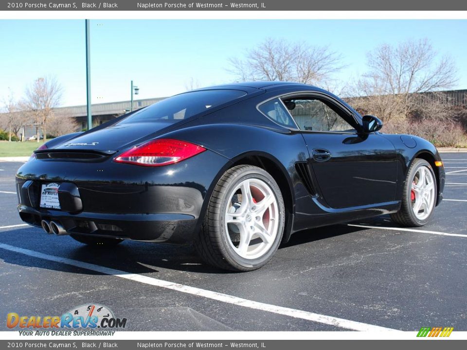 2010 Porsche Cayman S Black / Black Photo #6