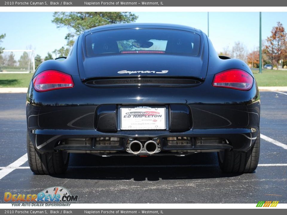 2010 Porsche Cayman S Black / Black Photo #7