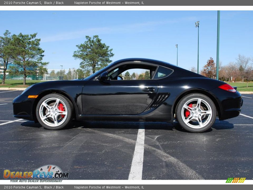 2010 Porsche Cayman S Black / Black Photo #9