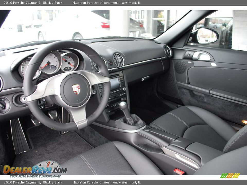 2010 Porsche Cayman S Black / Black Photo #10