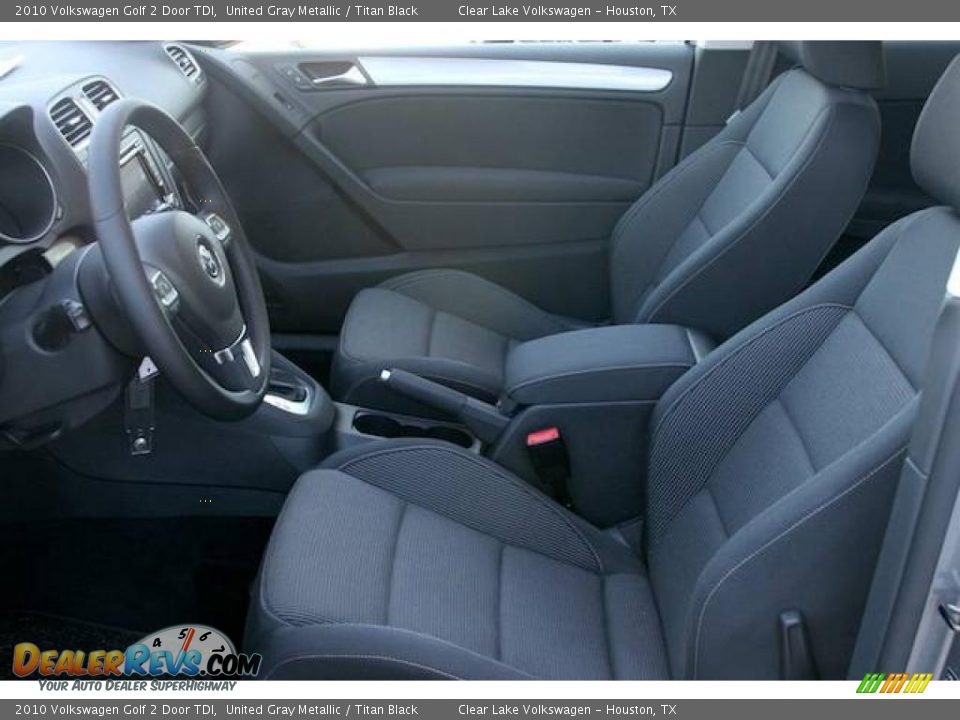 2010 Volkswagen Golf 2 Door TDI United Gray Metallic / Titan Black Photo #4