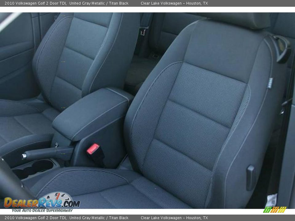 2010 Volkswagen Golf 2 Door TDI United Gray Metallic / Titan Black Photo #6