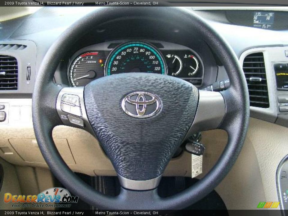2009 Toyota Venza I4 Blizzard Pearl / Ivory Photo #15
