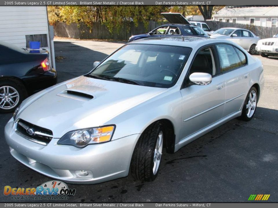 2005 Subaru Legacy 2.5 GT Limited Sedan Brilliant Silver Metallic / Charcoal Black Photo #1