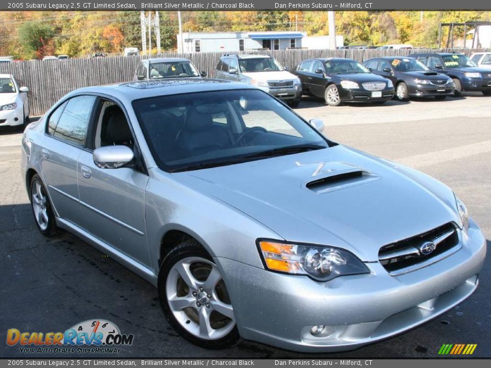 2005 Subaru Legacy 2.5 GT Limited Sedan Brilliant Silver Metallic / Charcoal Black Photo #3
