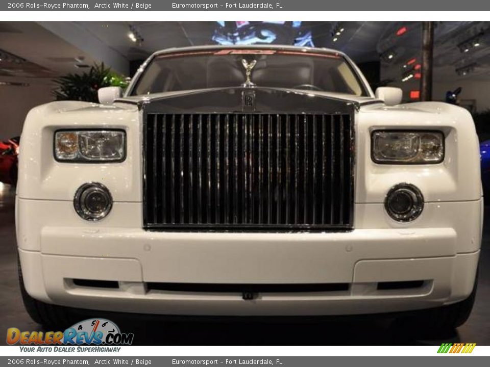 2006 Rolls-Royce Phantom Arctic White / Beige Photo #2