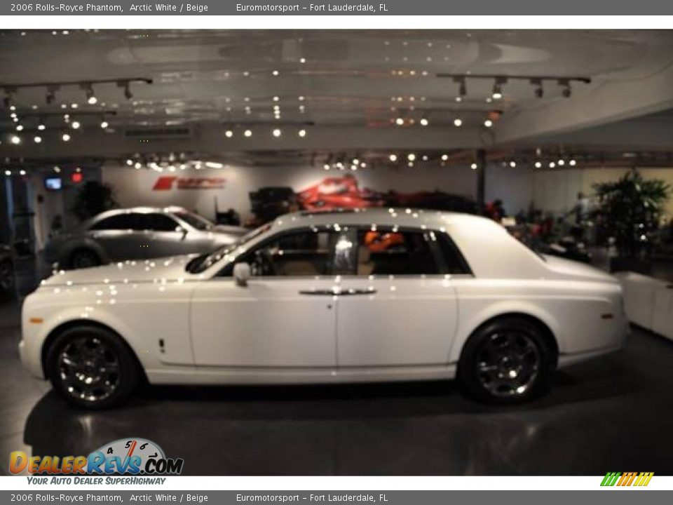 2006 Rolls-Royce Phantom Arctic White / Beige Photo #4