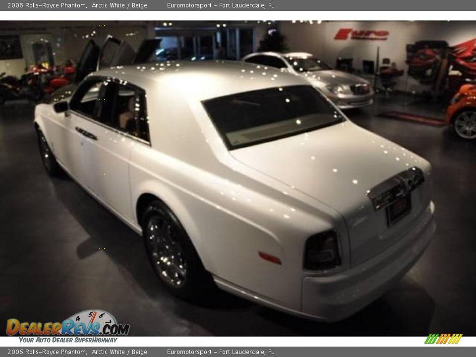 2006 Rolls-Royce Phantom Arctic White / Beige Photo #7