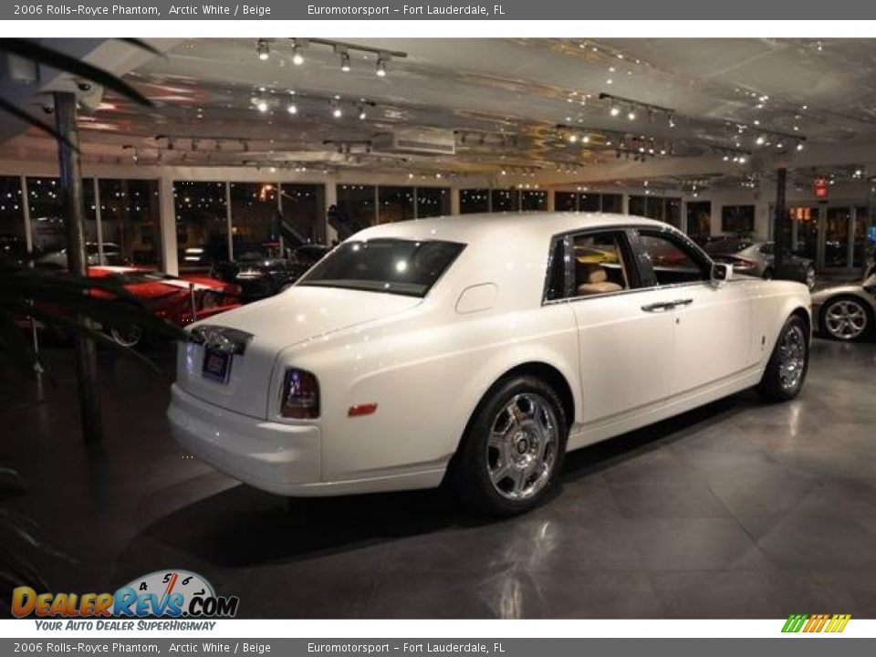 2006 Rolls-Royce Phantom Arctic White / Beige Photo #14