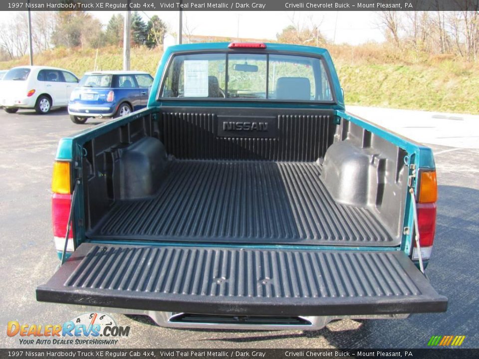 1997 Nissan Hardbody Truck XE Regular Cab 4x4 Vivid Teal Pearl Metallic / Dark Gray Photo #6