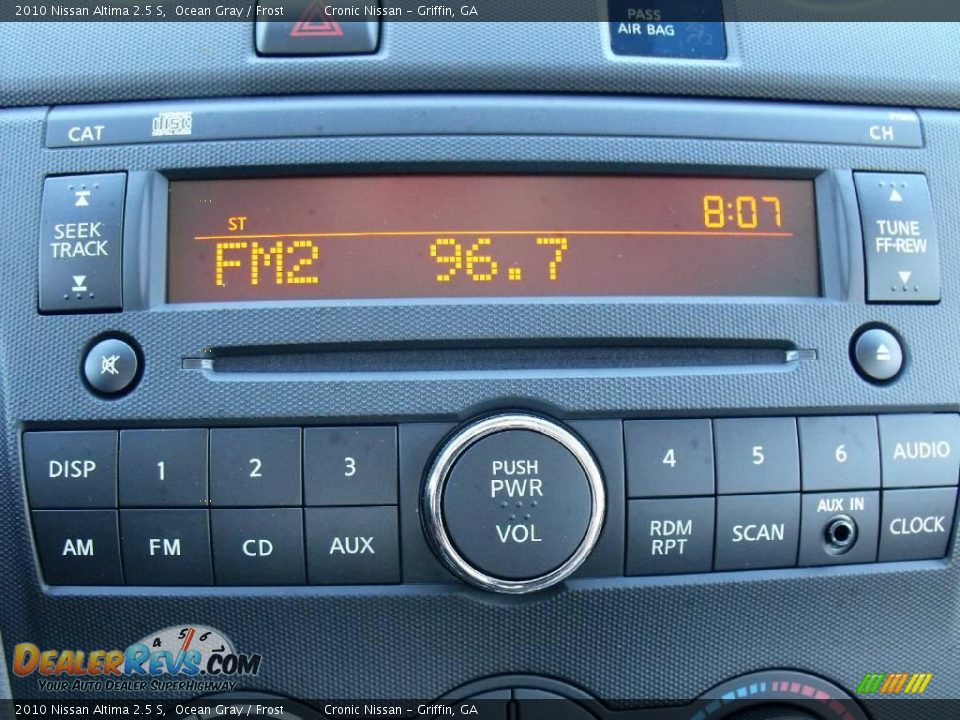 2010 Nissan Altima 2.5 S Ocean Gray / Frost Photo #16