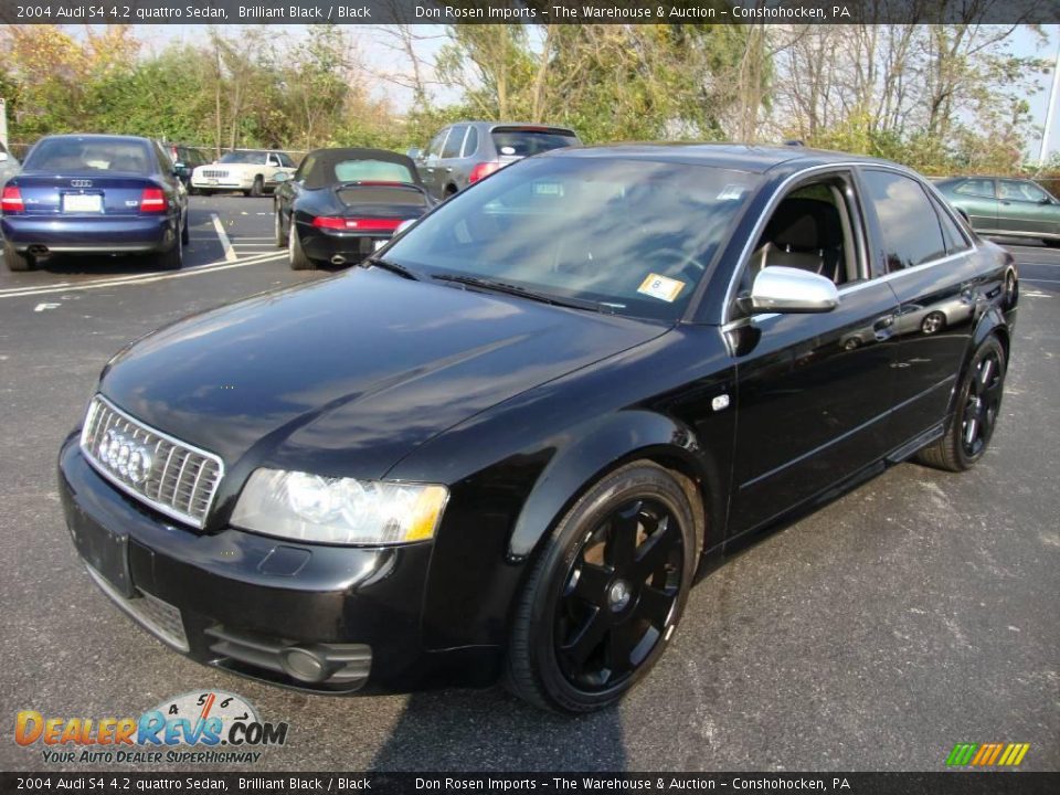 2004 Audi S4 4.2 quattro Sedan Brilliant Black / Black Photo #1