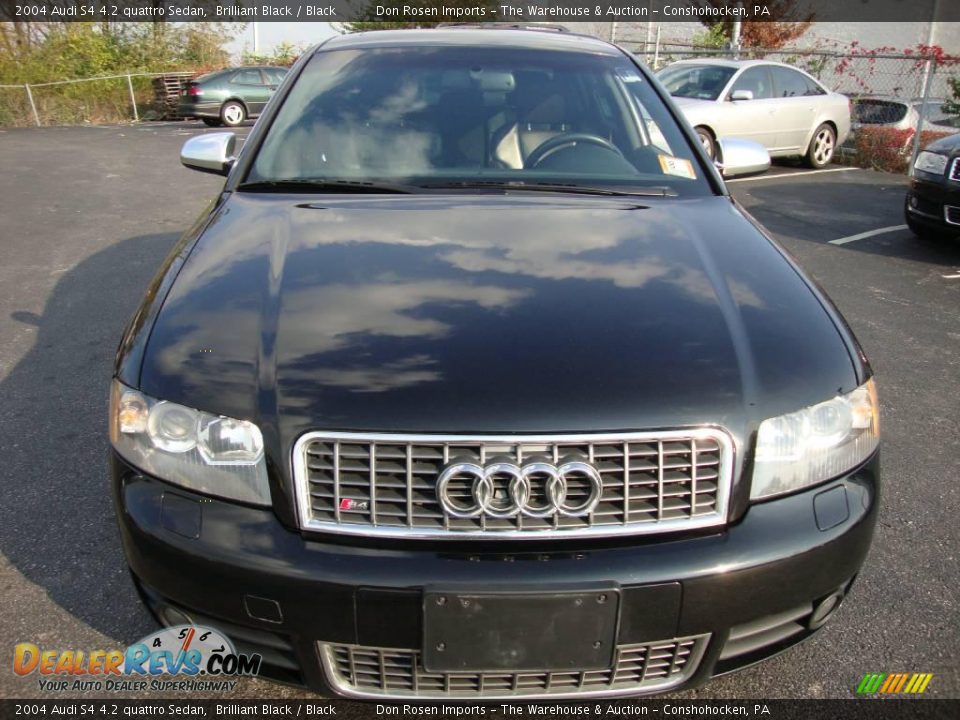 2004 Audi S4 4.2 quattro Sedan Brilliant Black / Black Photo #3