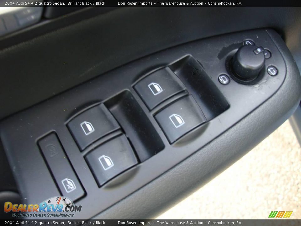 2004 Audi S4 4.2 quattro Sedan Brilliant Black / Black Photo #14