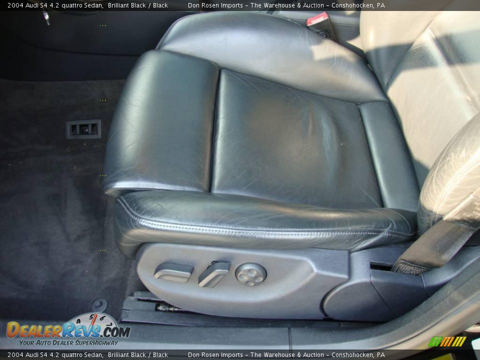 2004 Audi S4 4.2 quattro Sedan Brilliant Black / Black Photo #15