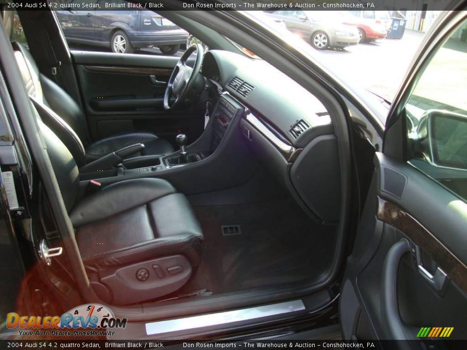2004 Audi S4 4.2 quattro Sedan Brilliant Black / Black Photo #20