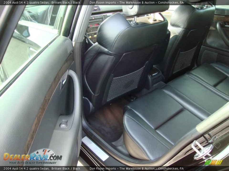 2004 Audi S4 4.2 quattro Sedan Brilliant Black / Black Photo #22