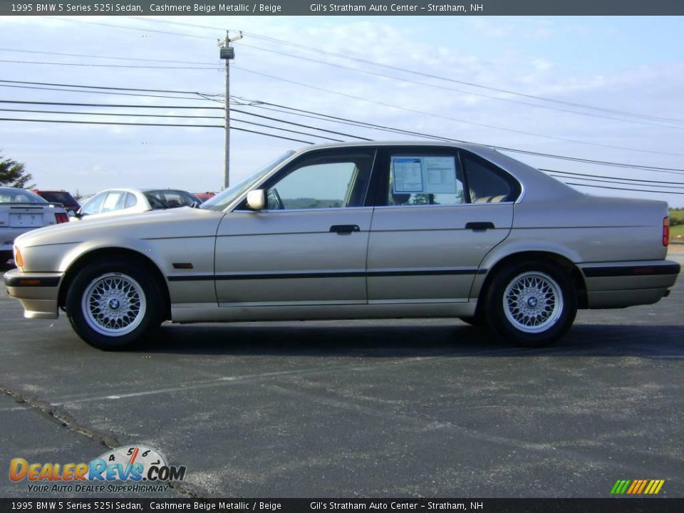 1995 BMW 5 Series 525i Sedan Cashmere Beige Metallic / Beige Photo #4