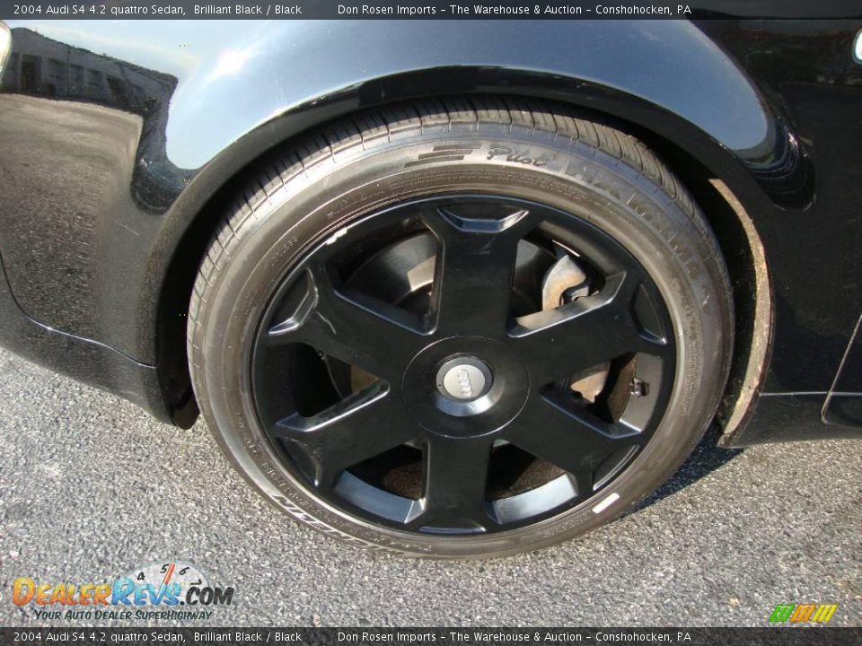 2004 Audi S4 4.2 quattro Sedan Brilliant Black / Black Photo #27