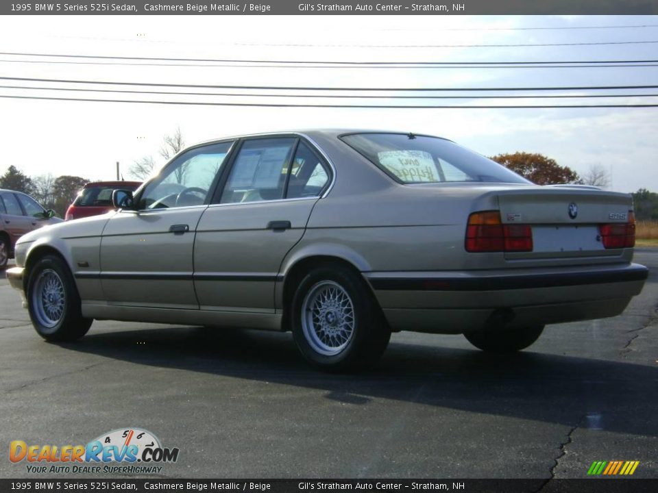 1995 BMW 5 Series 525i Sedan Cashmere Beige Metallic / Beige Photo #5