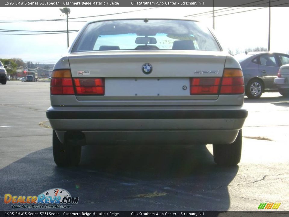 1995 BMW 5 Series 525i Sedan Cashmere Beige Metallic / Beige Photo #6