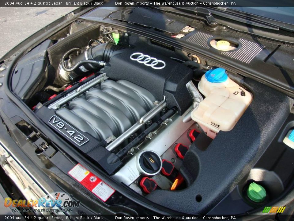 2004 Audi S4 4.2 quattro Sedan Brilliant Black / Black Photo #32