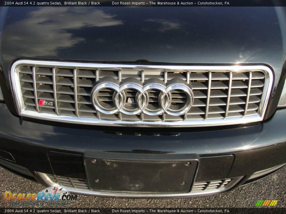 2004 Audi S4 4.2 quattro Sedan Brilliant Black / Black Photo #33