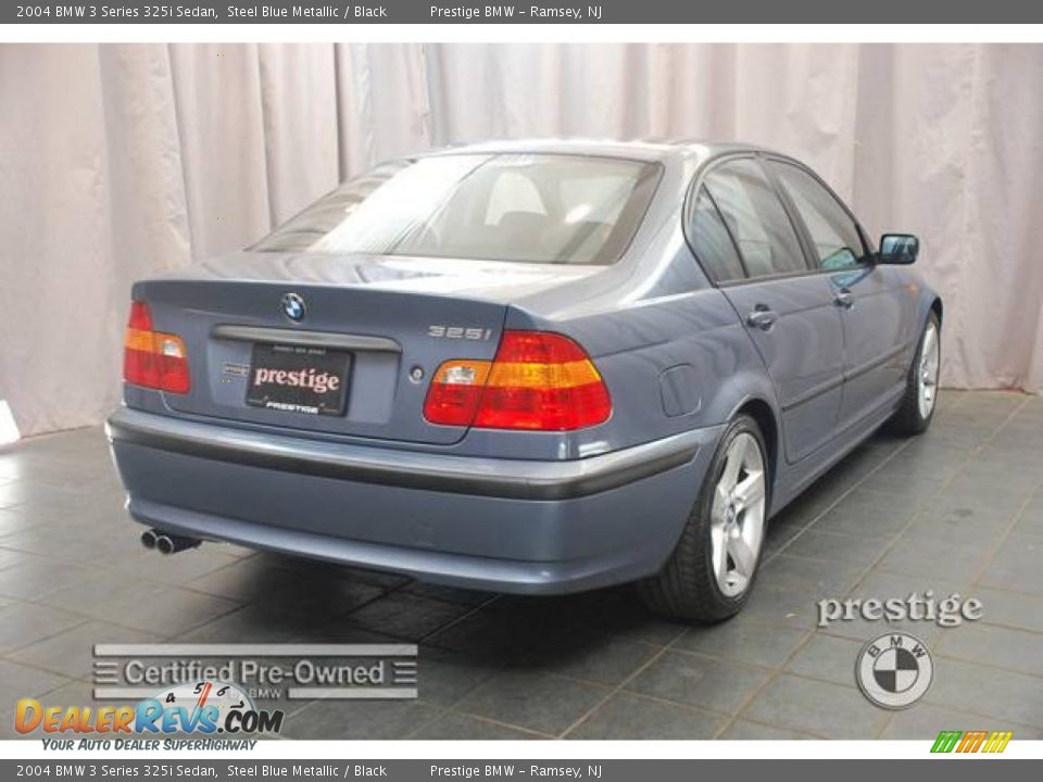 2004 BMW 3 Series 325i Sedan Steel Blue Metallic / Black Photo #2