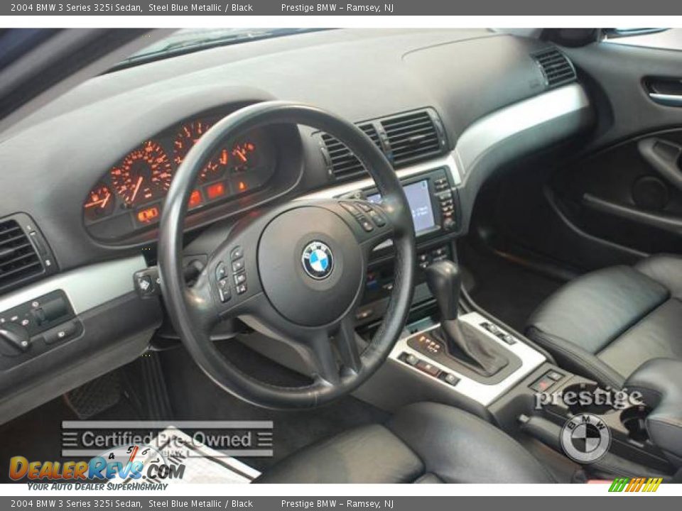 2004 BMW 3 Series 325i Sedan Steel Blue Metallic / Black Photo #3