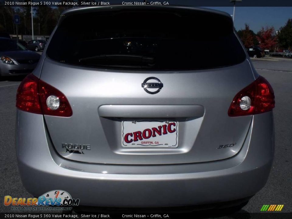 2010 Nissan Rogue S 360 Value Package Silver Ice / Black Photo #4