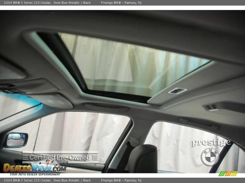 2004 BMW 3 Series 325i Sedan Steel Blue Metallic / Black Photo #6