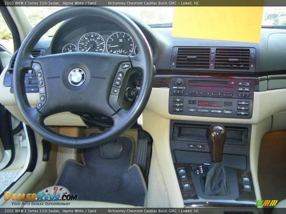 2002 BMW 3 Series 330i Sedan Alpine White / Sand Photo #21