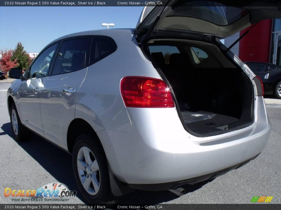 2010 Nissan Rogue S 360 Value Package Silver Ice / Black Photo #11