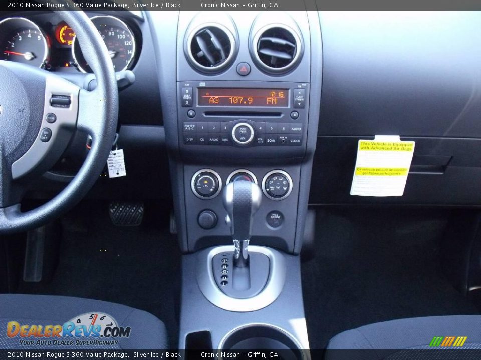 2010 Nissan Rogue S 360 Value Package Silver Ice / Black Photo #14