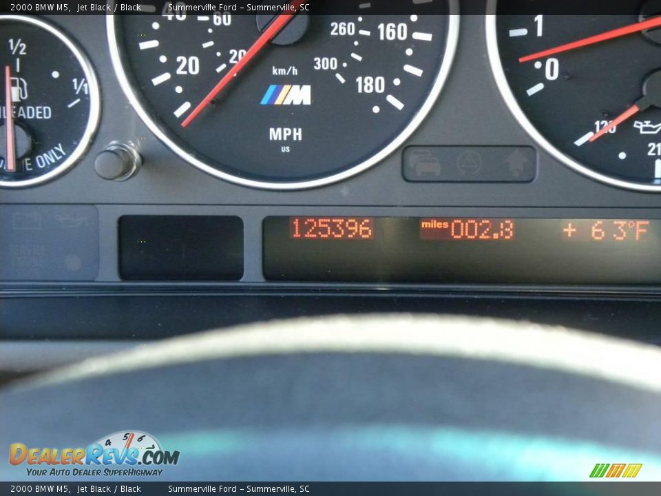 2000 BMW M5 Jet Black / Black Photo #23