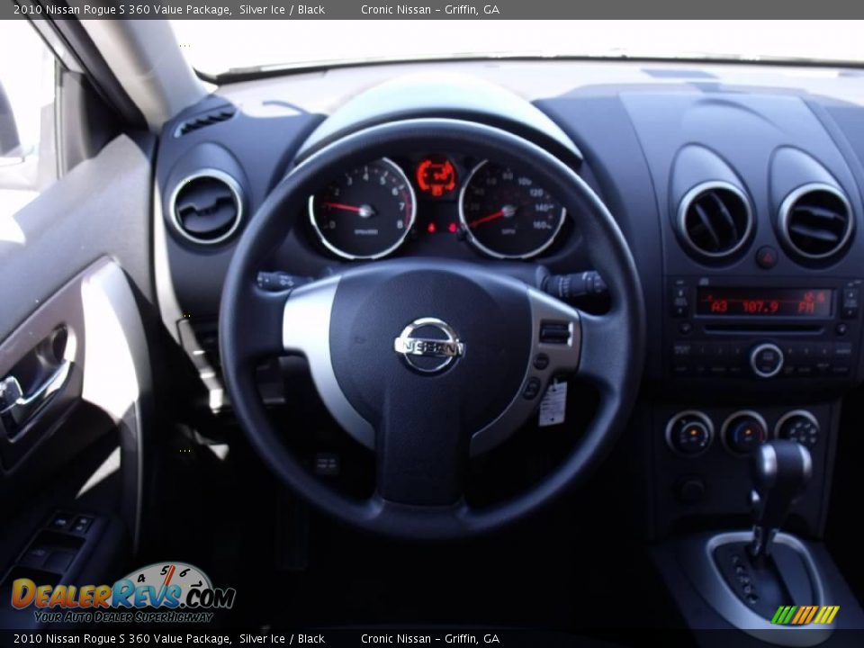 2010 Nissan Rogue S 360 Value Package Silver Ice / Black Photo #15