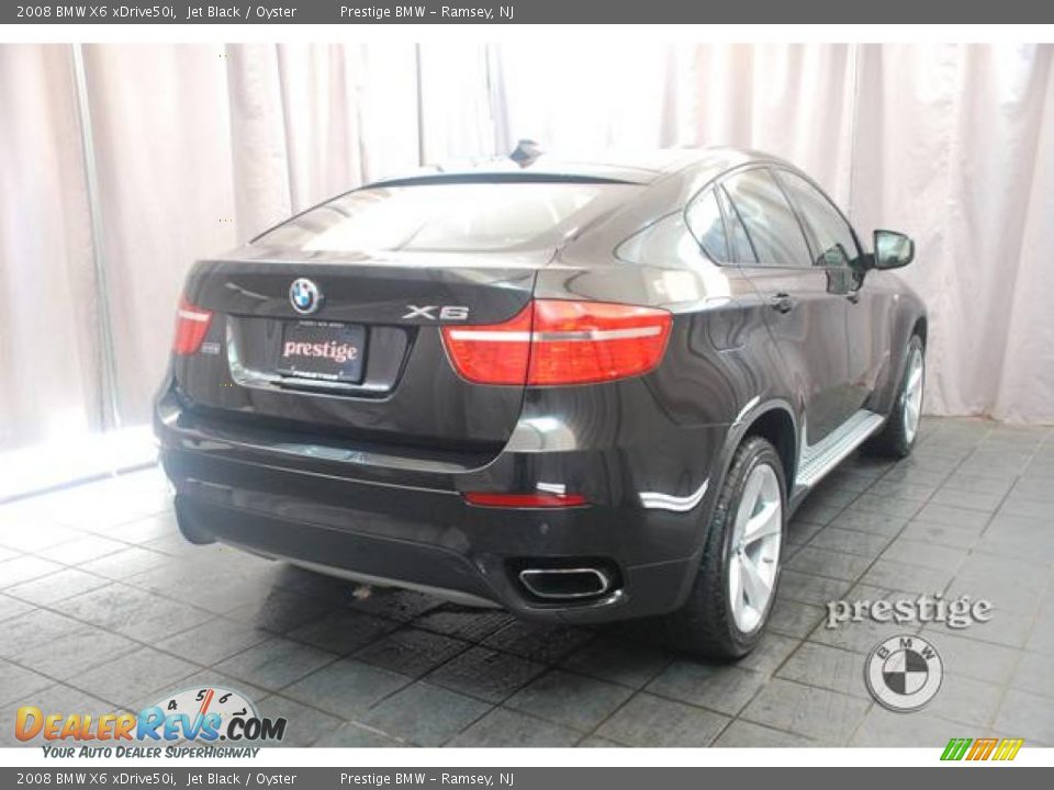 2008 BMW X6 xDrive50i Jet Black / Oyster Photo #2
