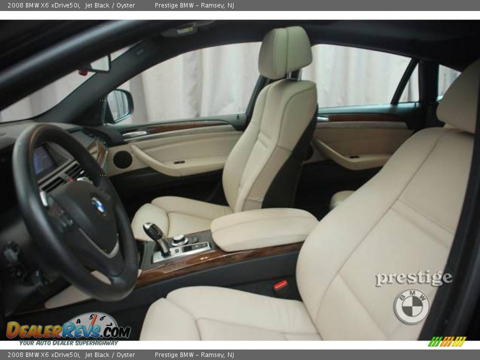 2008 BMW X6 xDrive50i Jet Black / Oyster Photo #5