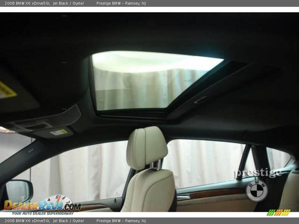 2008 BMW X6 xDrive50i Jet Black / Oyster Photo #6