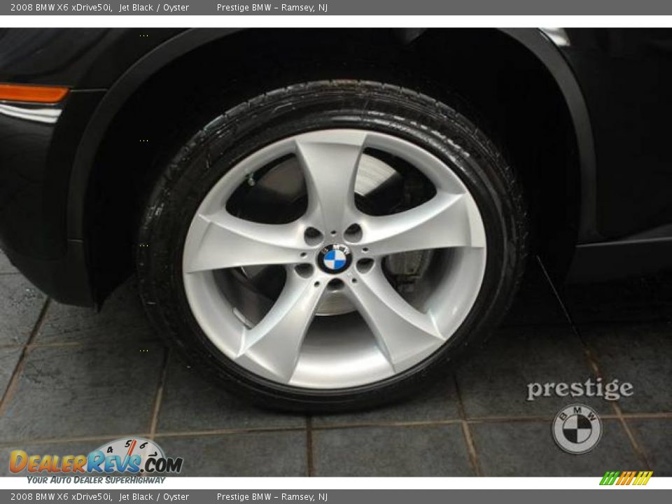 2008 BMW X6 xDrive50i Jet Black / Oyster Photo #9