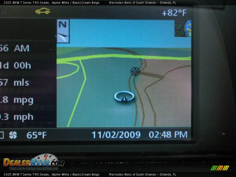 2005 BMW 7 Series 745i Sedan Alpine White / Black/Cream Beige Photo #23