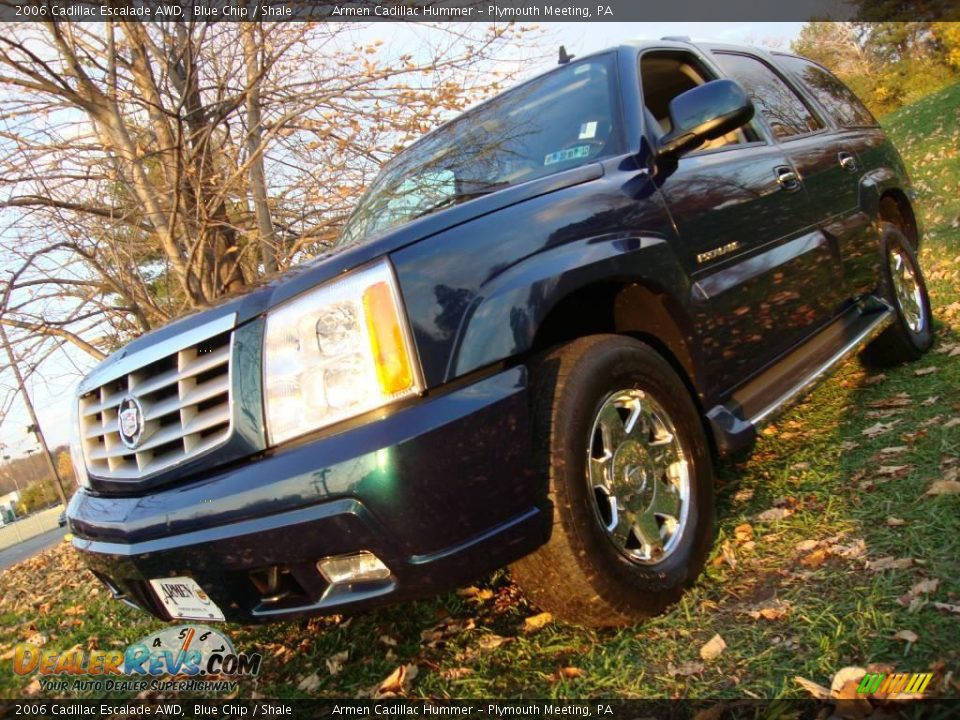 2006 Cadillac Escalade AWD Blue Chip / Shale Photo #2