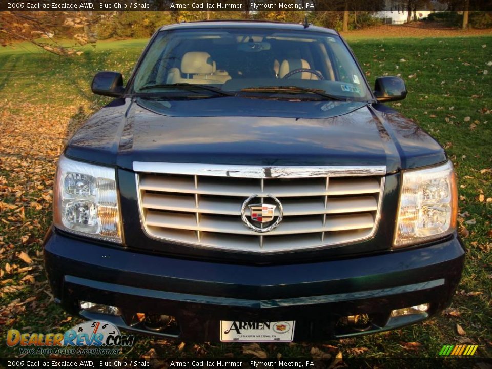 2006 Cadillac Escalade AWD Blue Chip / Shale Photo #3