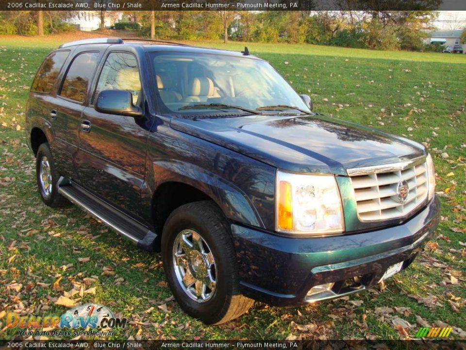 2006 Cadillac Escalade AWD Blue Chip / Shale Photo #4