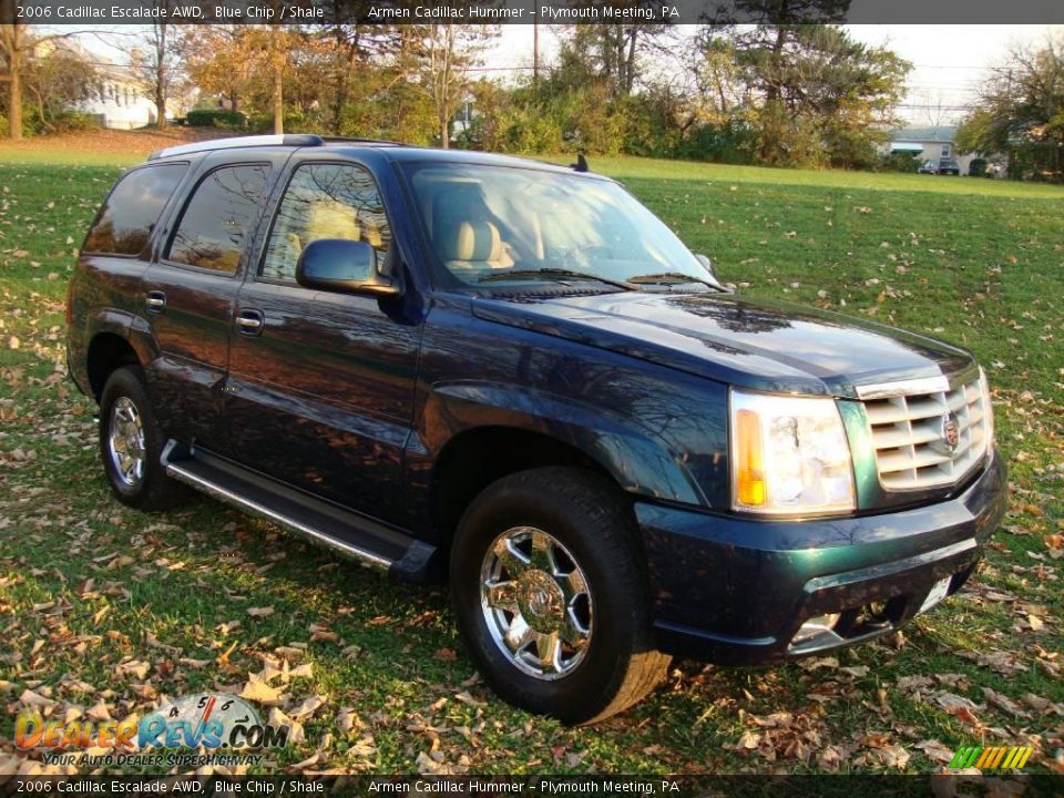 2006 Cadillac Escalade AWD Blue Chip / Shale Photo #5